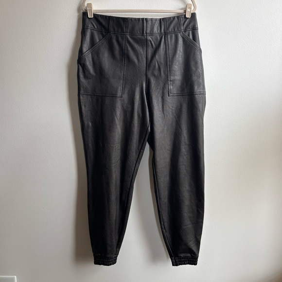 Spanx | Leather-Like Jogger - Picture 2 of 4
